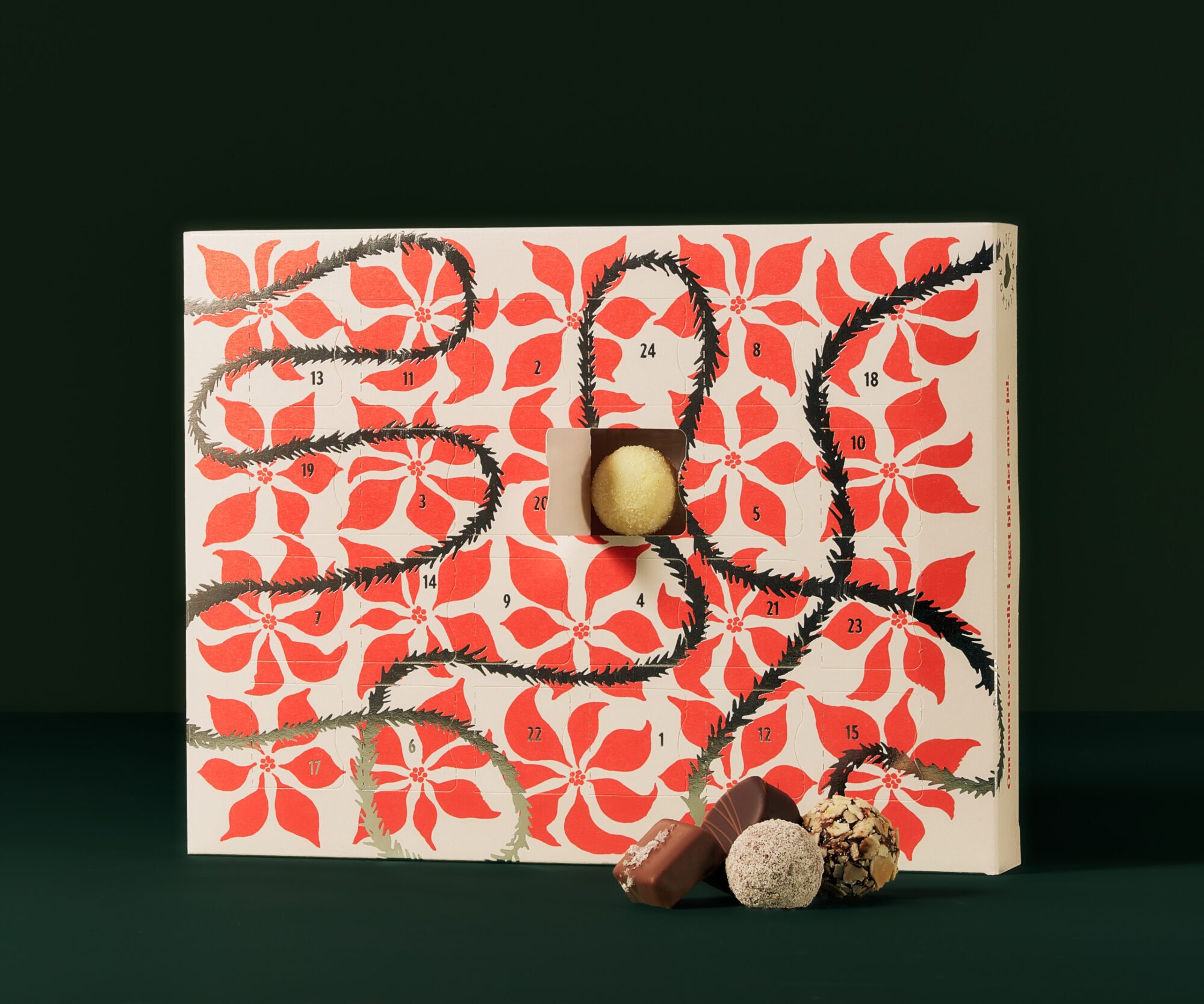 Chokladkalender med praliner