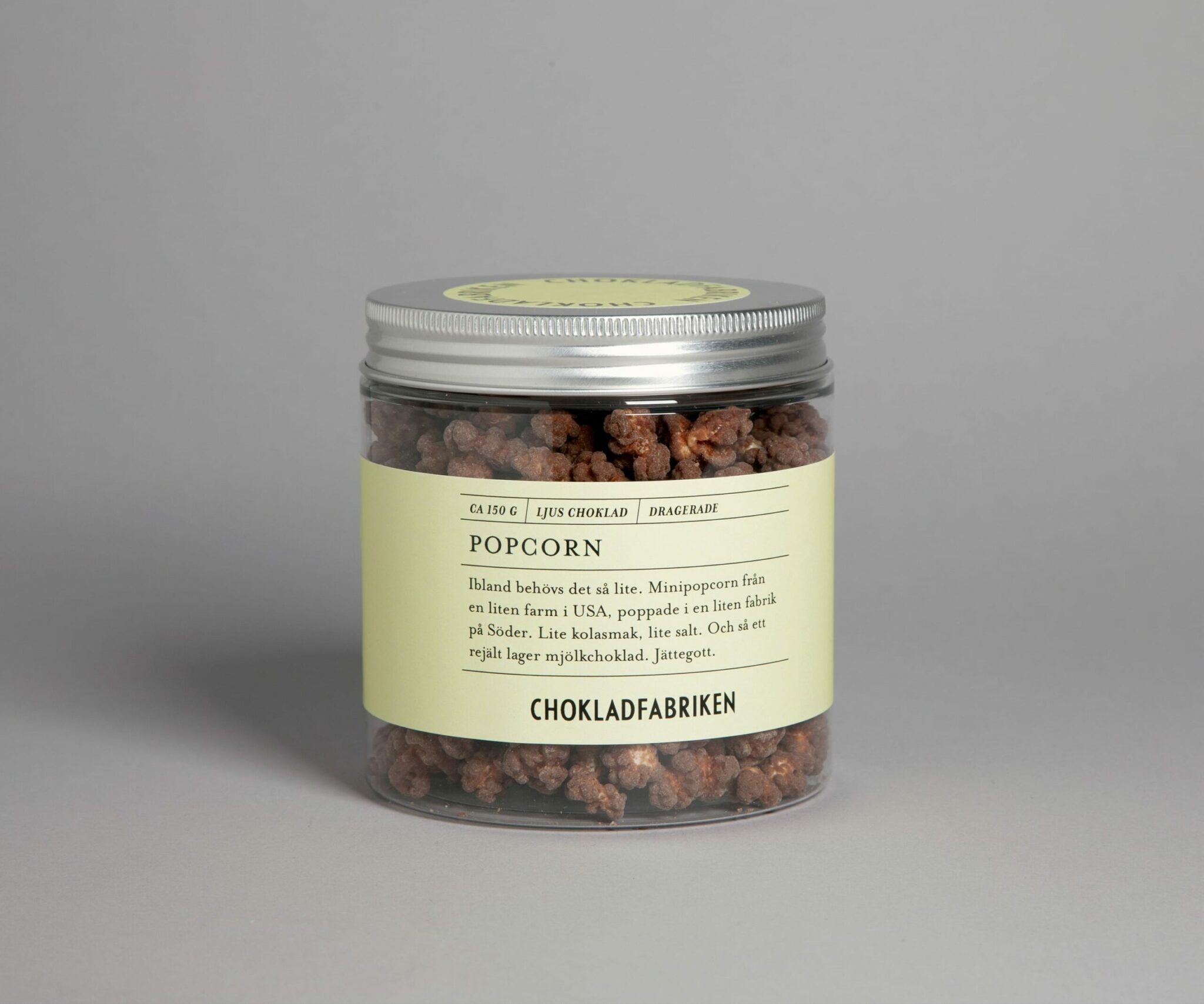 Choklad- och koladragerade popcorn