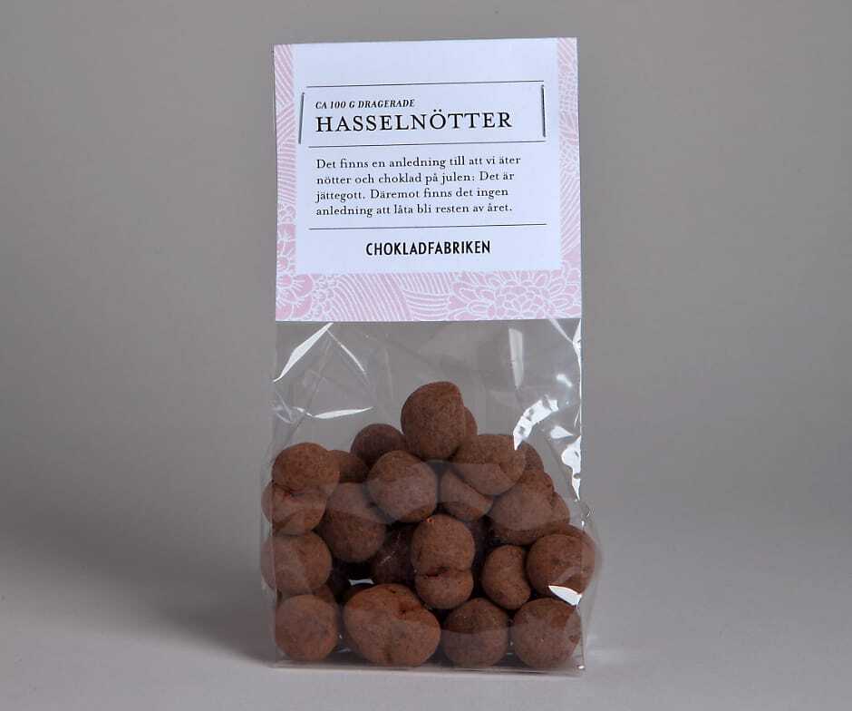 Dragerade hasselnötter
