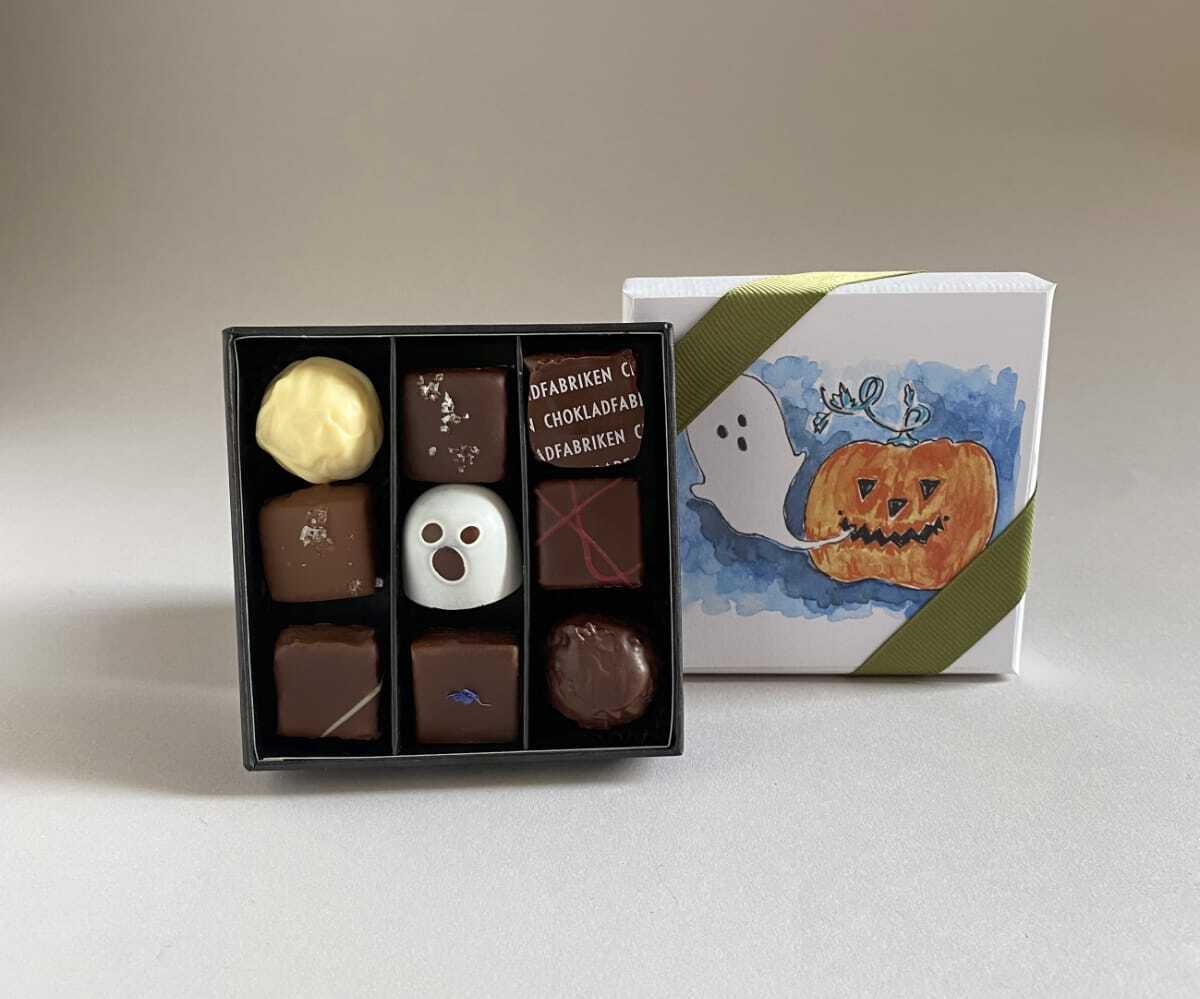 Halloweenask 2 - 9 praliner