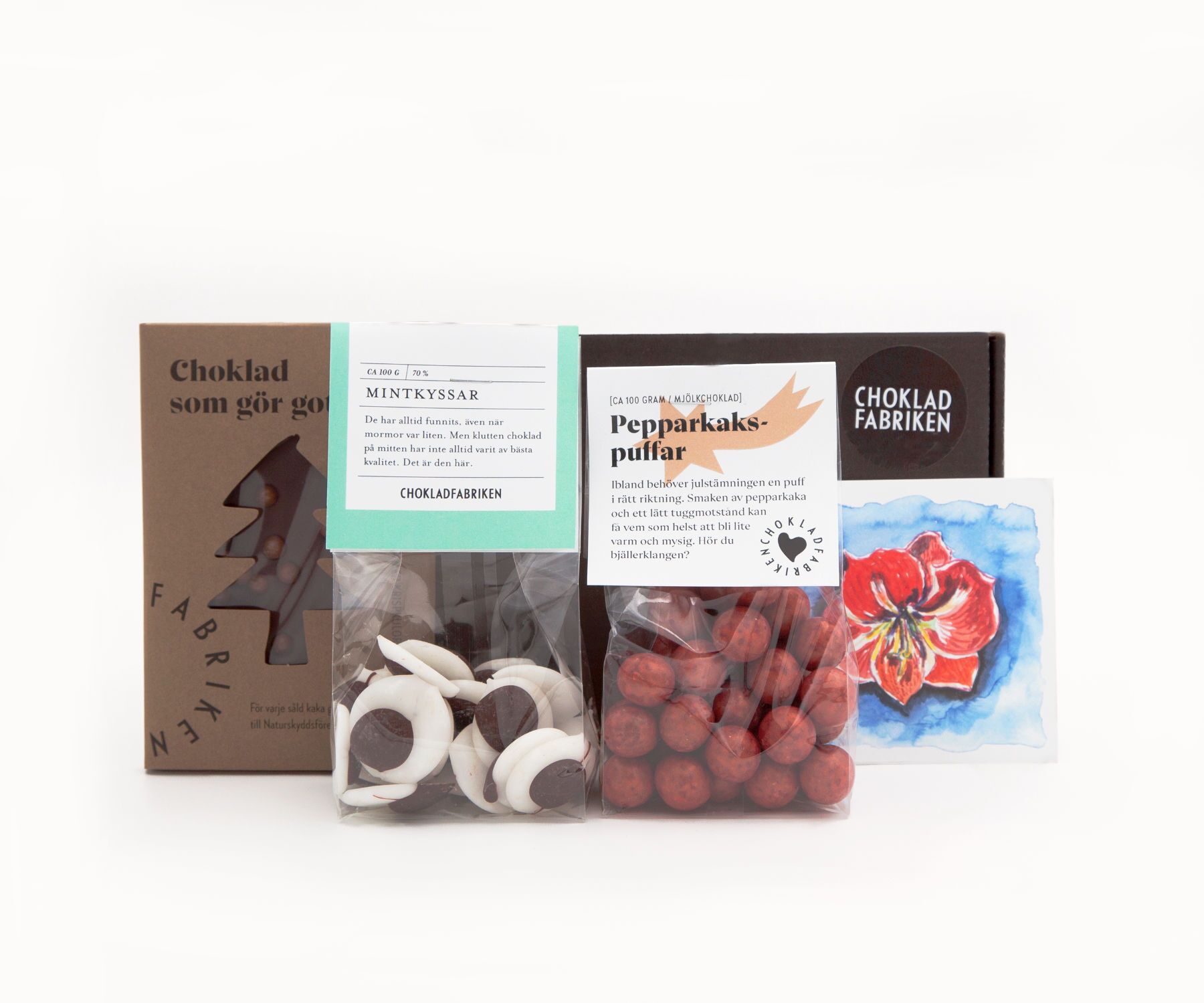 Direkt i brevlådan - presentkit med mintkyssar