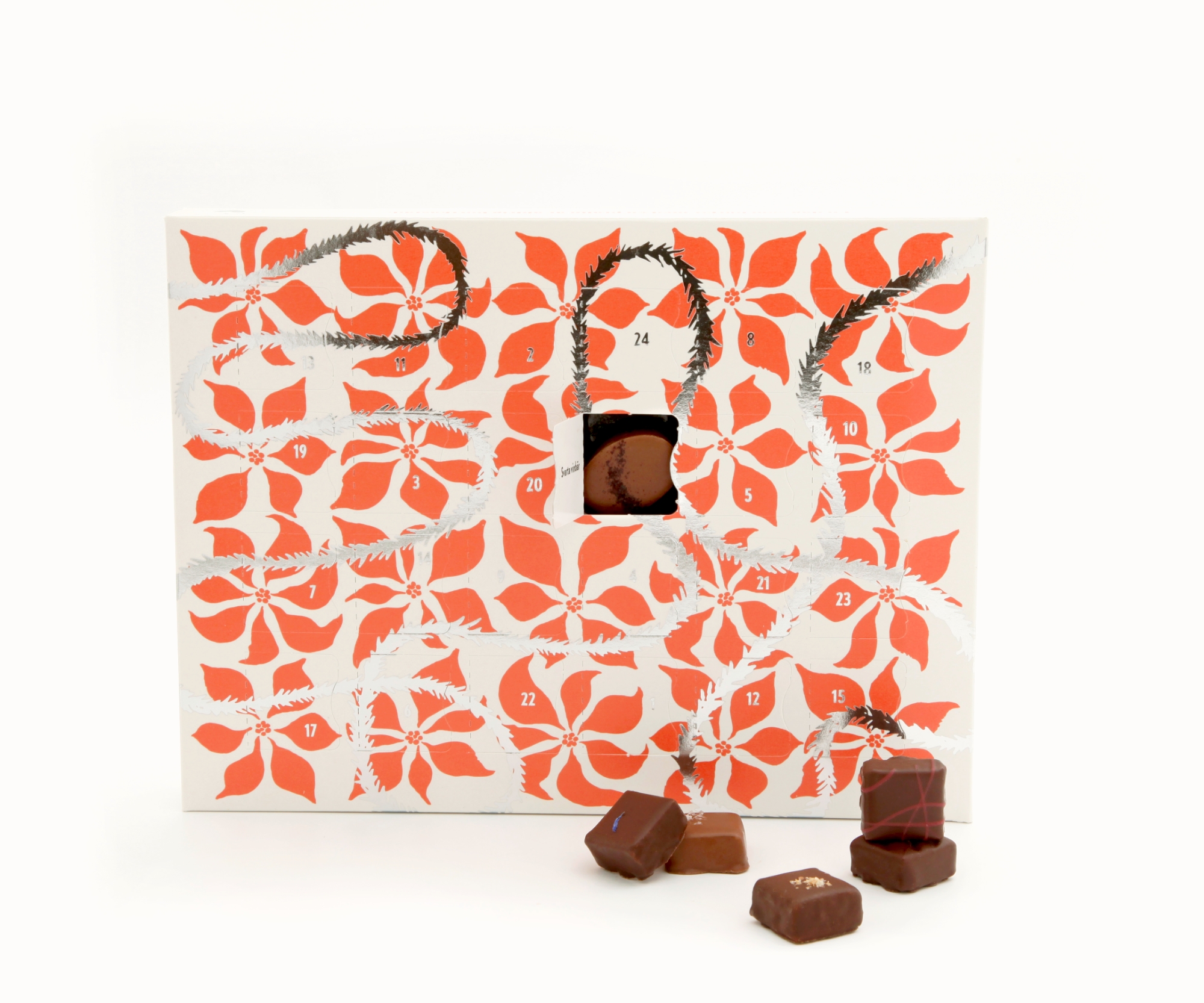 Chokladkalender med praliner