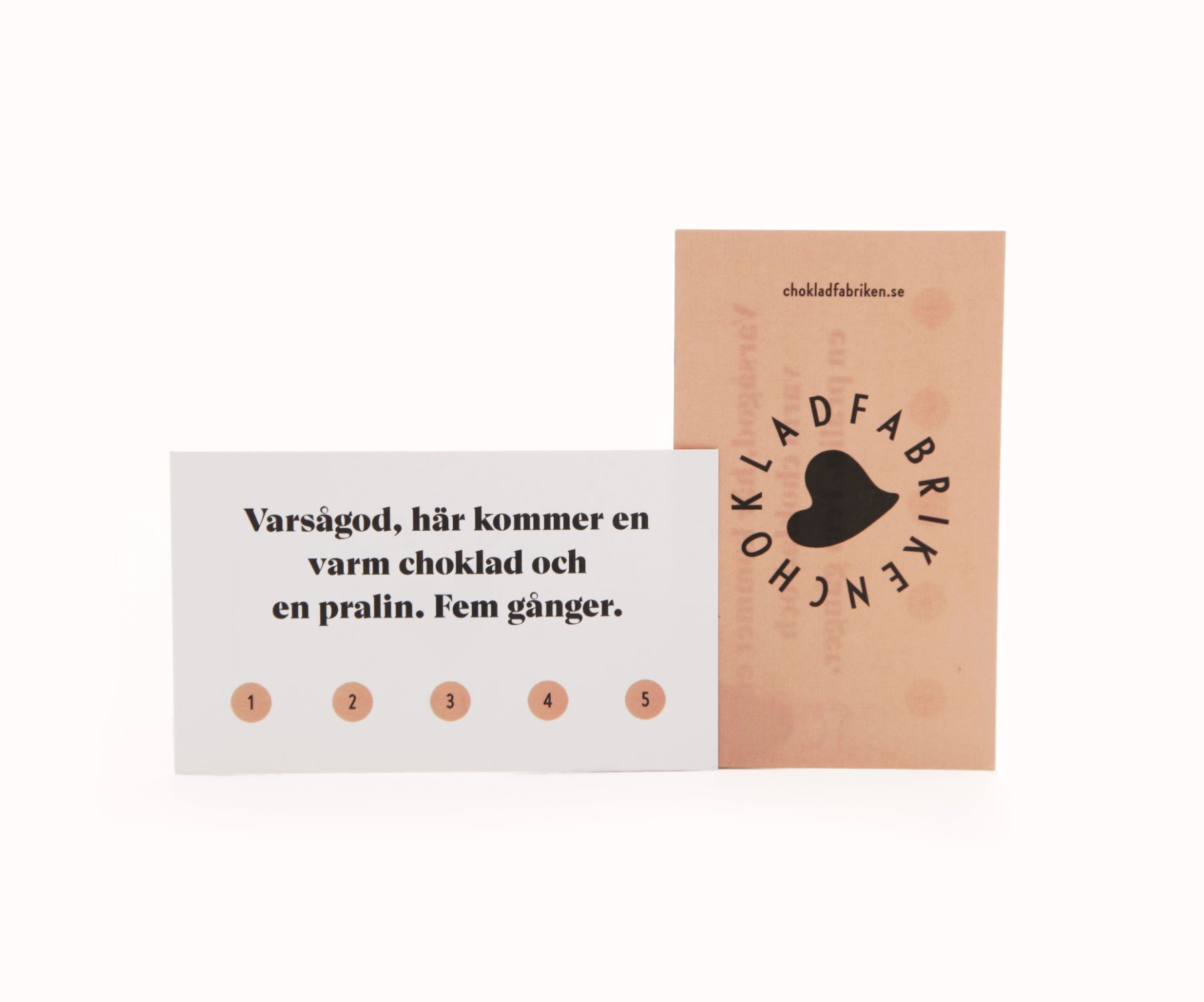 Varm choklad och pralin 5 gånger