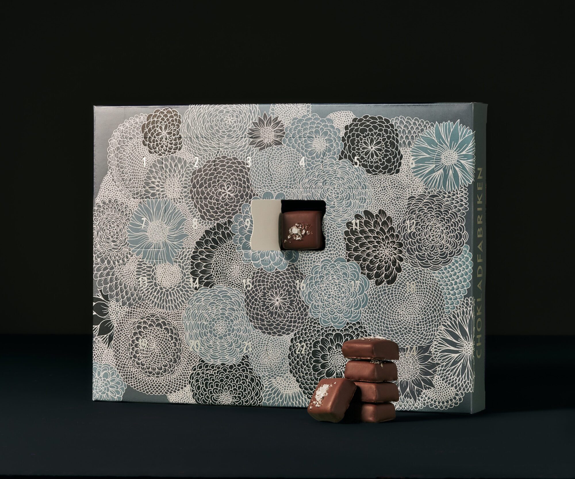 Chokladkalender med lakritskola